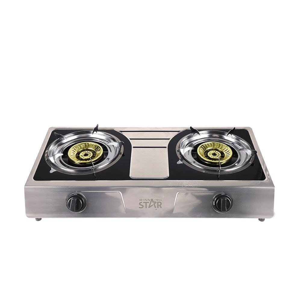 Cuisinière à gaz Deluxe Brûleur Inoxydable Acier avec Électronique
