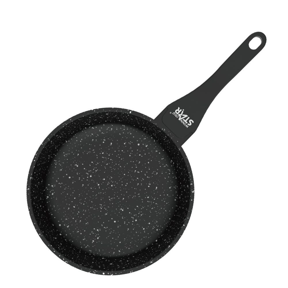 Appareil de cuisine Pièce Moulé Fonte Aluminium Alliage Non Balai Poêle Ustensiles de cuisine Ensemble