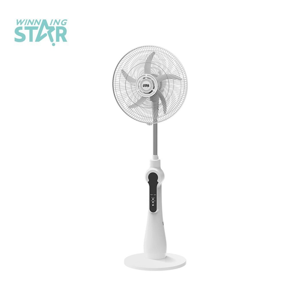 Ventilateur Télécommande Sur pied Rechargeable Solaire