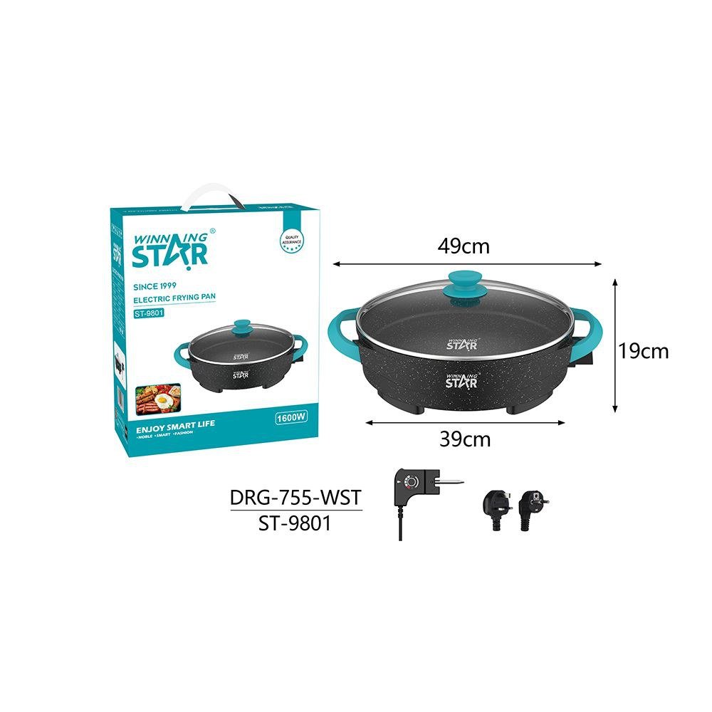 Appareil de cuisine Électrique Antiadhésif Aluminium Friture Poêle
