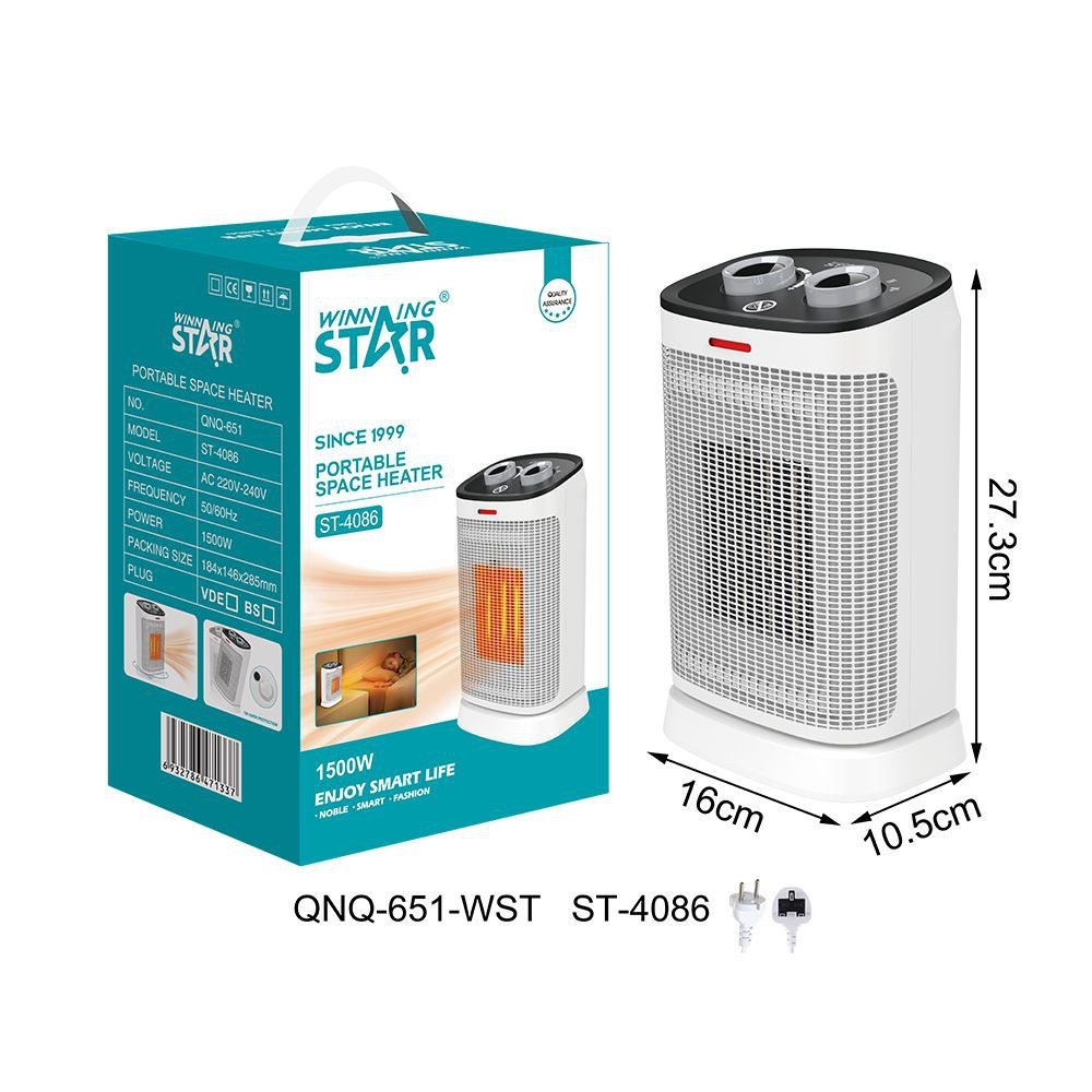 Chauffage d'appoint Portable Électrique avec Rapide