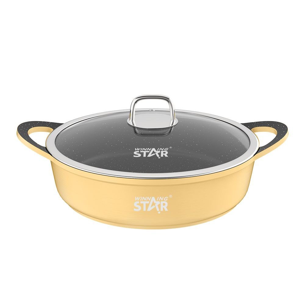 Appareil de cuisine Pièce Moulé Fonte Aluminium Non Balai Poêle Ustensiles de cuisine Ensemble