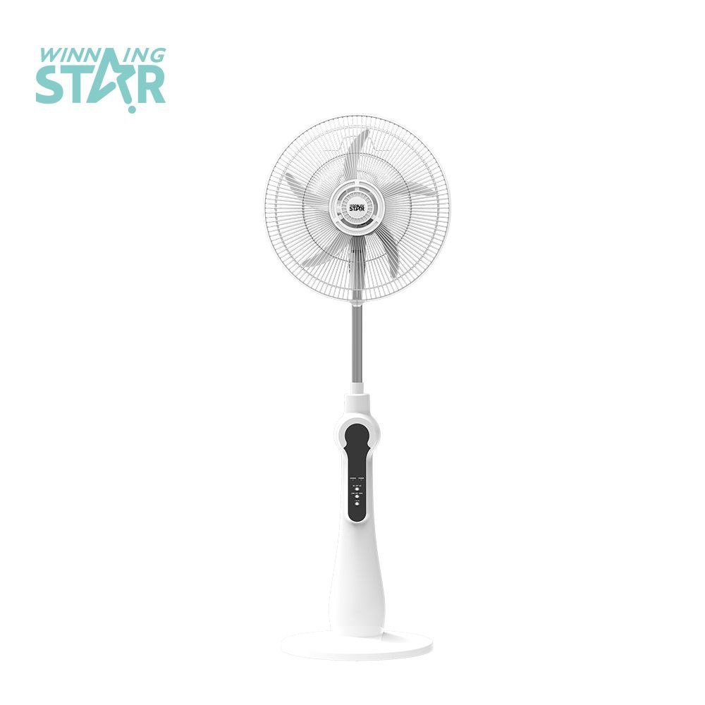 Ventilateur Télécommande Sur pied Rechargeable Solaire