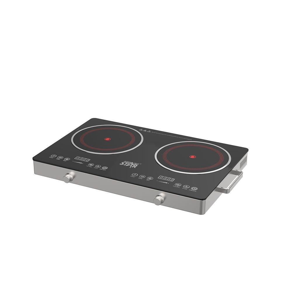 Plaque de cuisson Double Brûleur Céramique Chauffage