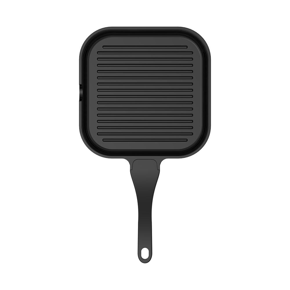 Appareil de cuisine Non Balai Moulé Fonte Aluminium Carré Grill Poêle