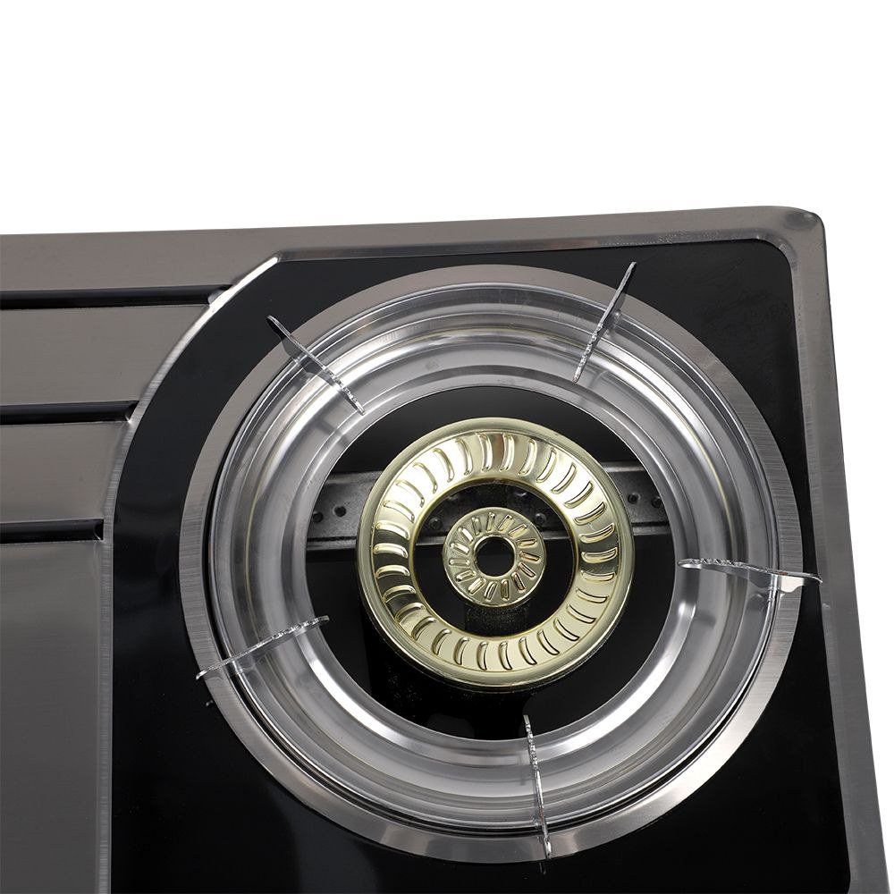 Cuisinière à gaz Deluxe Brûleur Inoxydable Acier avec Électronique
