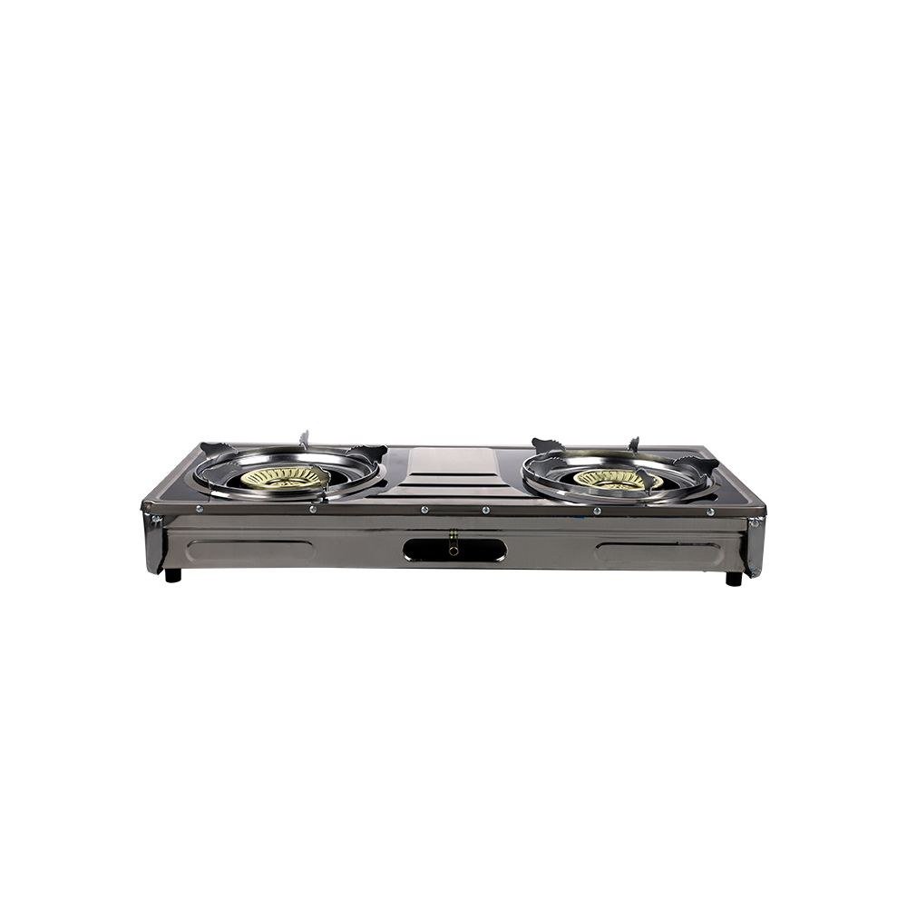 Cuisinière à gaz Deluxe Brûleur Inoxydable Acier avec Électronique