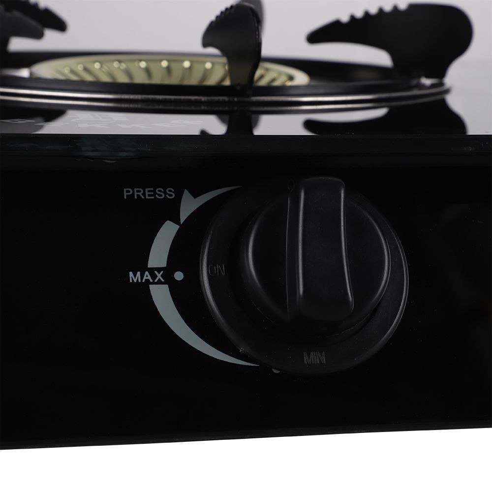 Cuisinière à gaz Deluxe Brûleur Verre