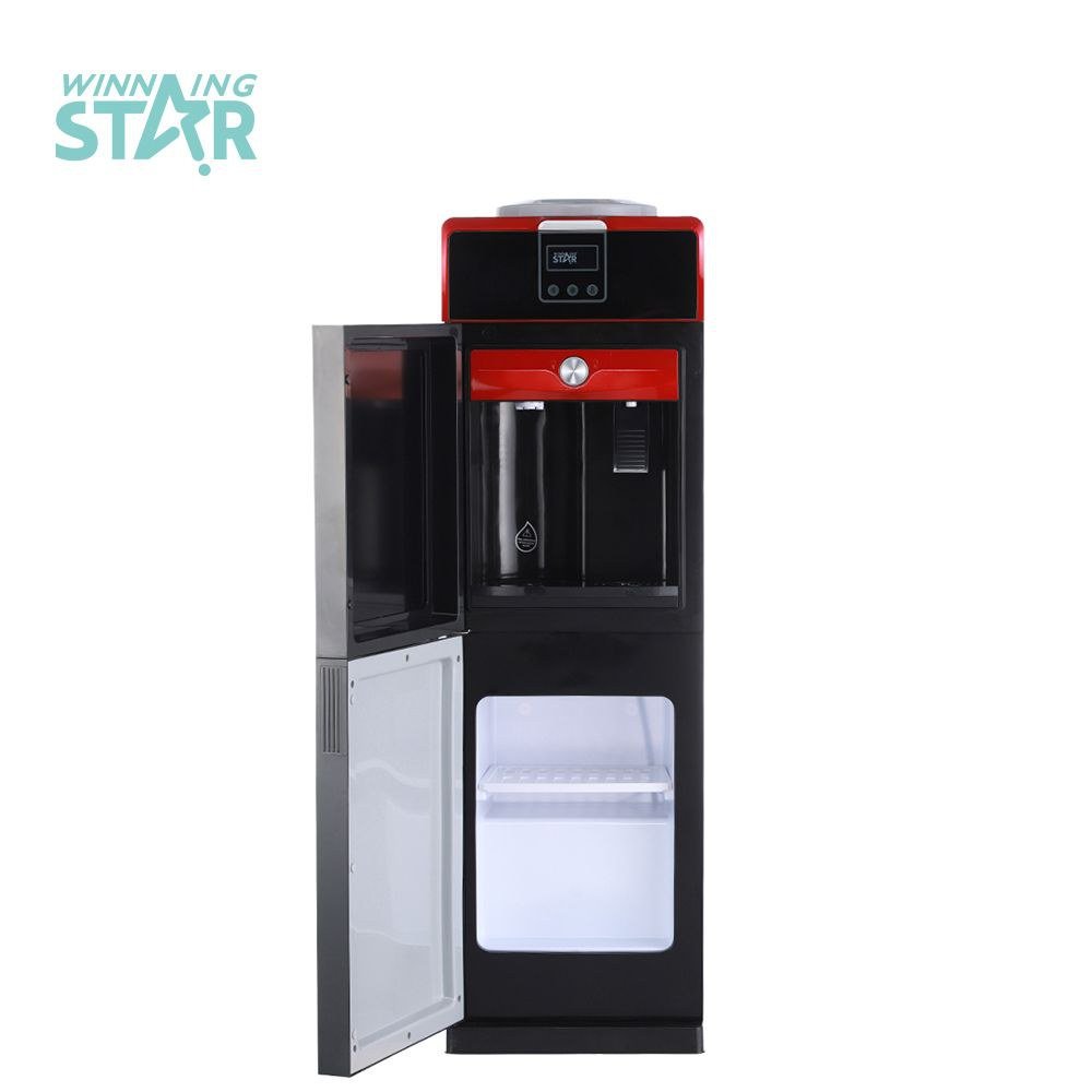 Distributeur d'eau Luxe Rouge Couleur Chaud et Froid Sur pied